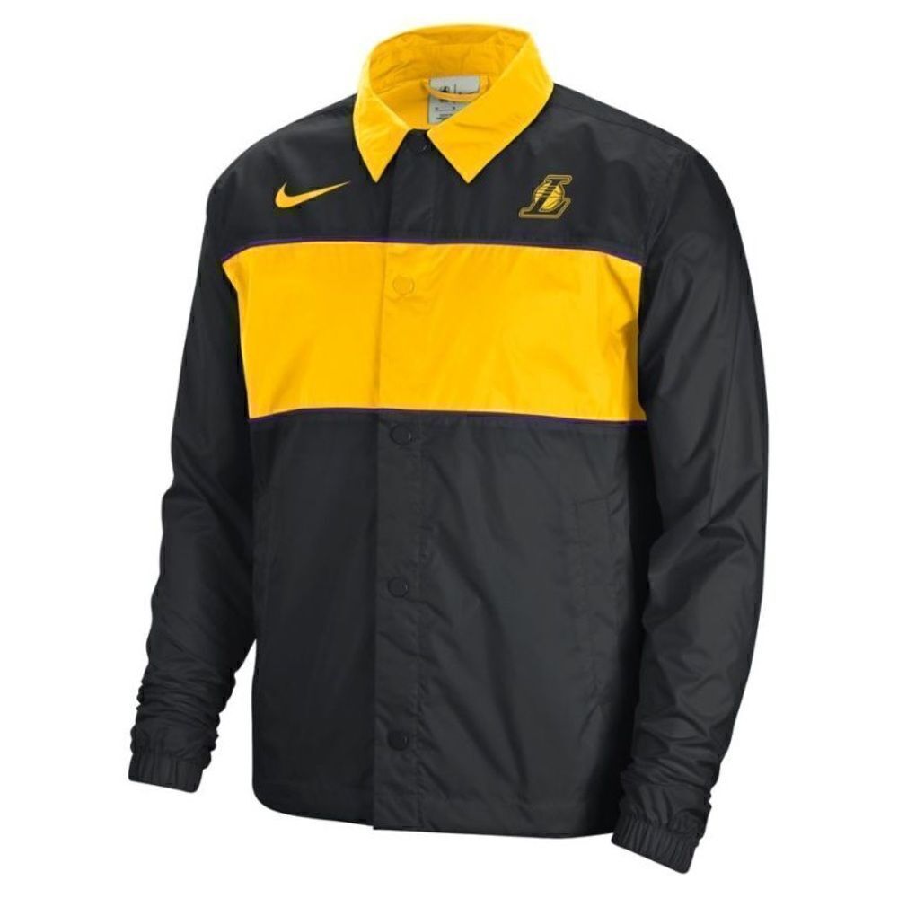 Nike Los Angeles Lakers Courtside Loose Fit Black Jacket